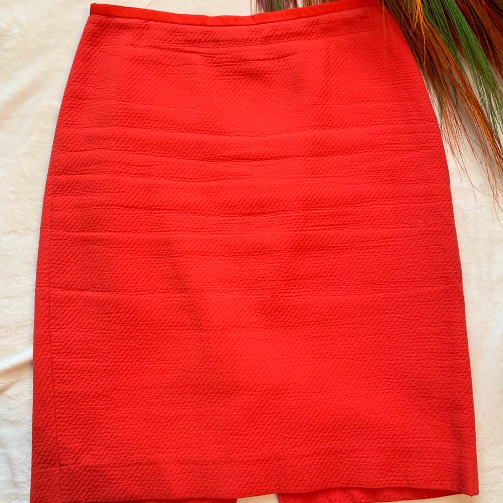 Salmon Pencil Skirt